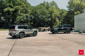 Lexus GX 550 Custom Wheels - HFX-1 by Vossen - Matte Gunmetal